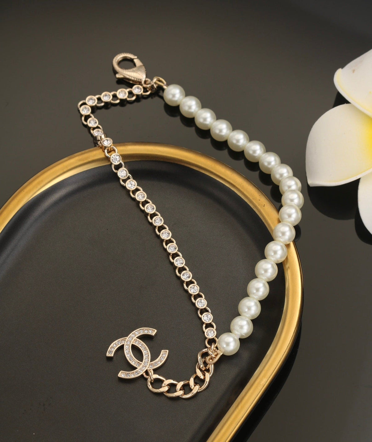18K Pearls  Chanel Chain Bracelet