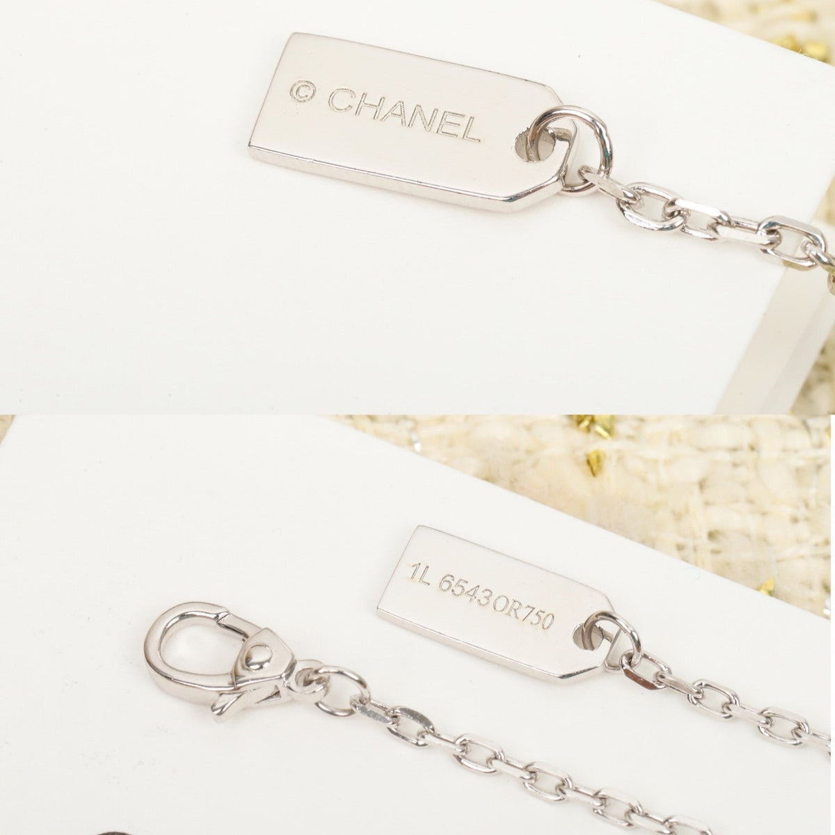 Chanel Eternal N5 Silver Cubic Zirconia Bracelet