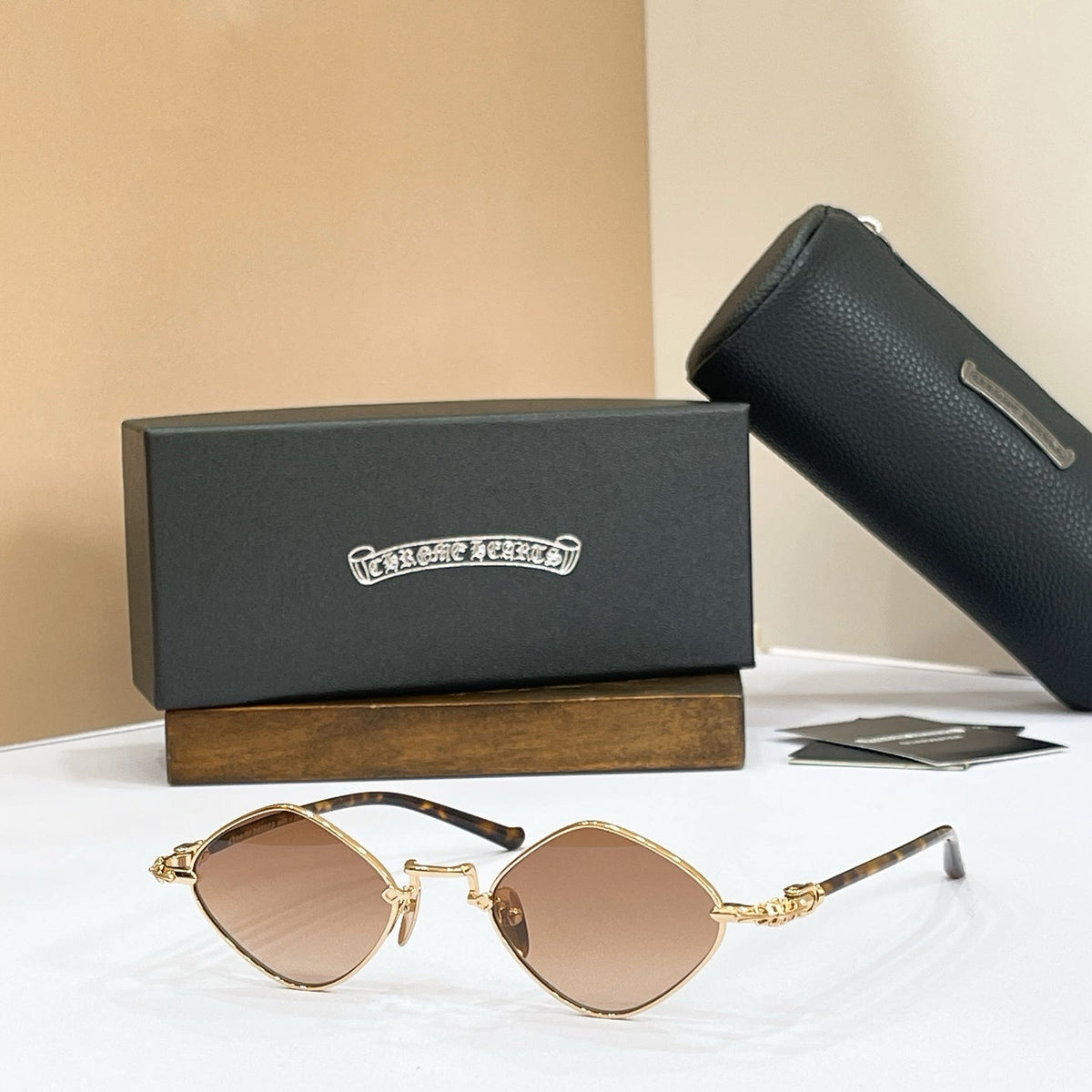 Chrome Hearts Diamond Dog Eyeglass Frames